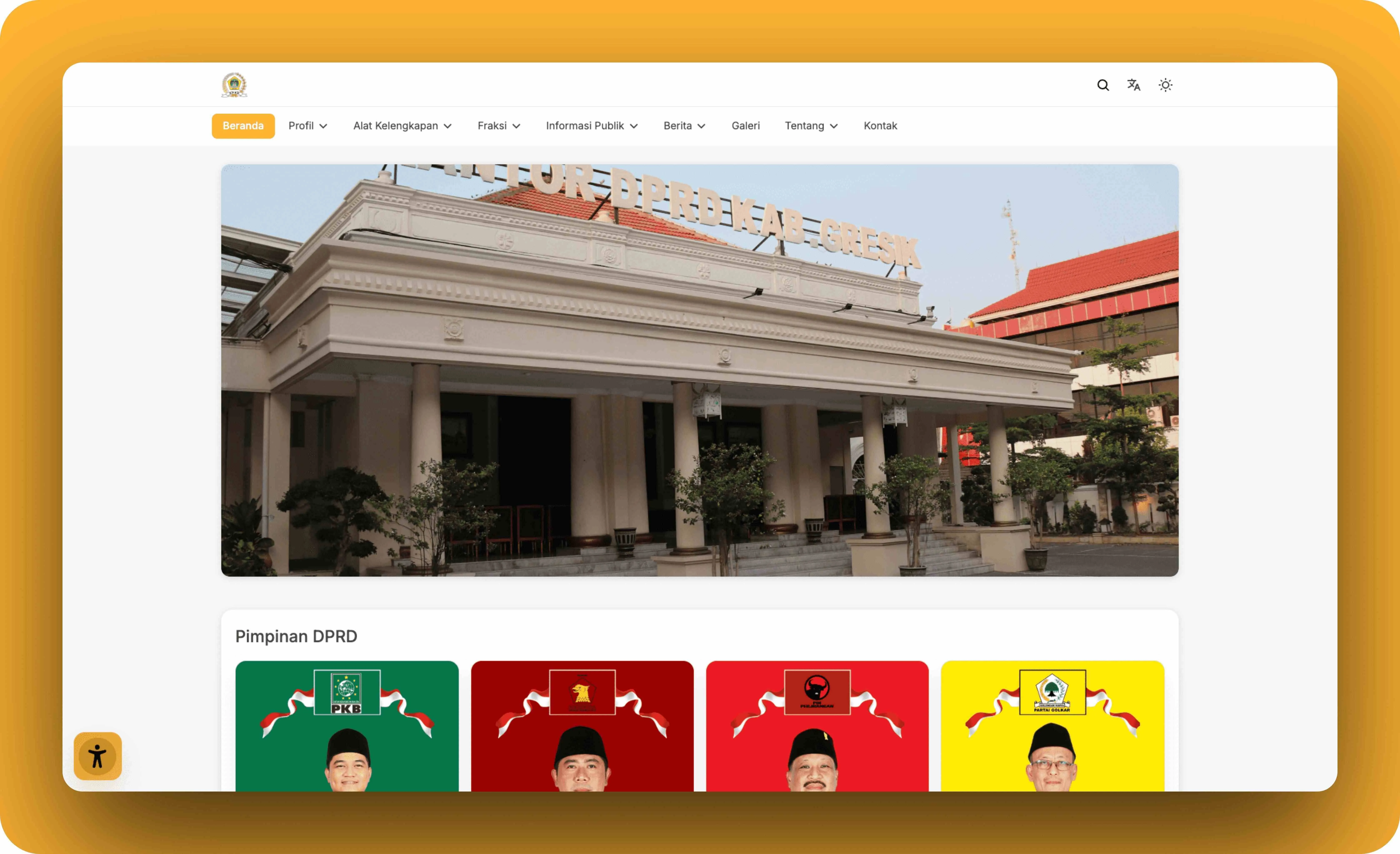 Website DPRD Gresik